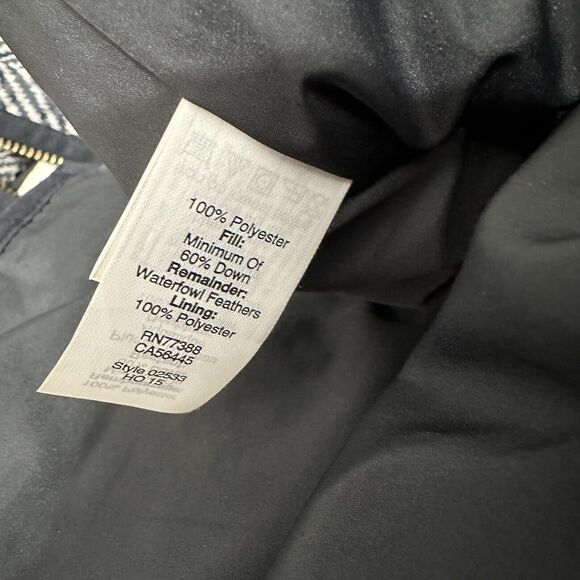 J Crew Down Vest Women XS Excursion Herringbone Quilted Preppy Outdoor - Picture 9 of 11